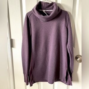Purple sweatshirt